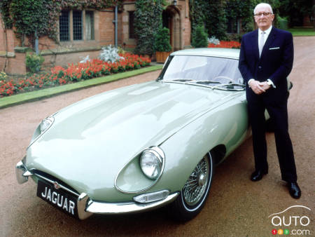 Jaguar Type E 1961, et Willyam Lyons, fondateur de Jaguar